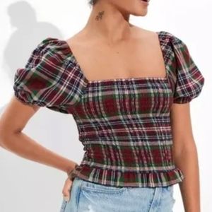 American Eagle Cropped Off The Shoulder Top Small